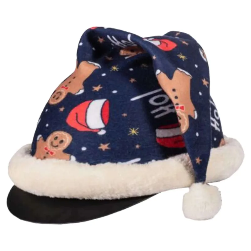 HKM Xmas Helmet Cover Dark Blue