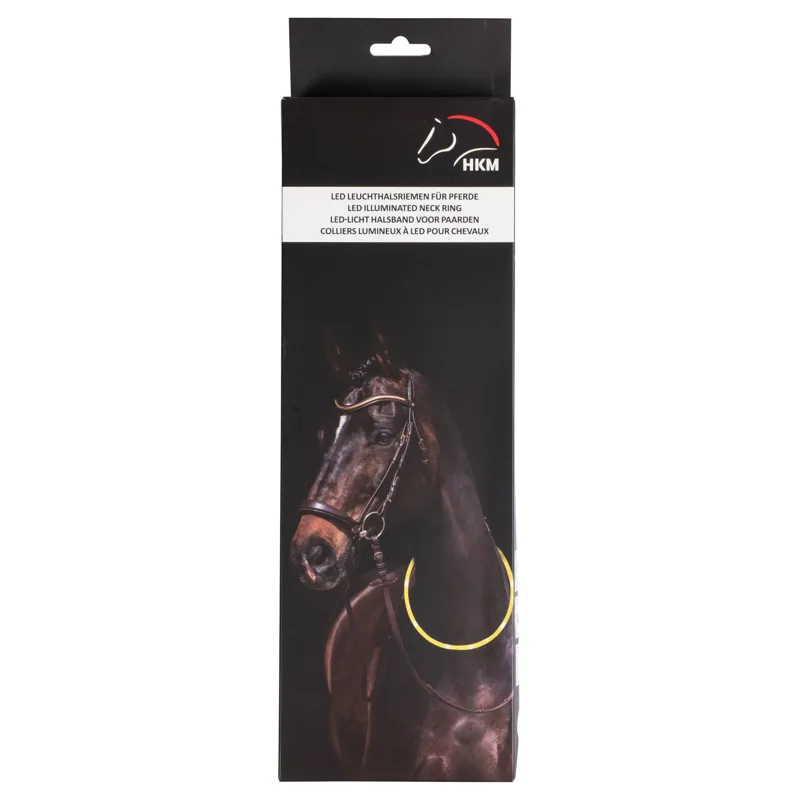 HKM Illuminated LED Neck Ring - Yellow-2