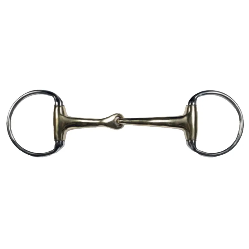 HKM High Curve Eggbutt Jointed Snaffle Bit