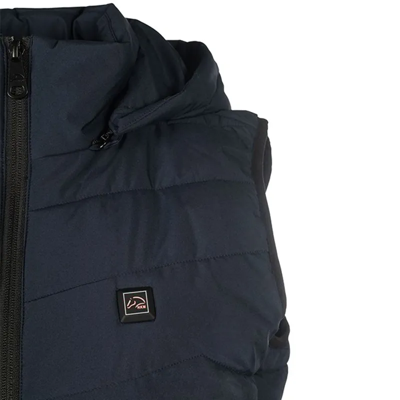 HKM High Temperature Womens Heated Vest - Deep Blue-4