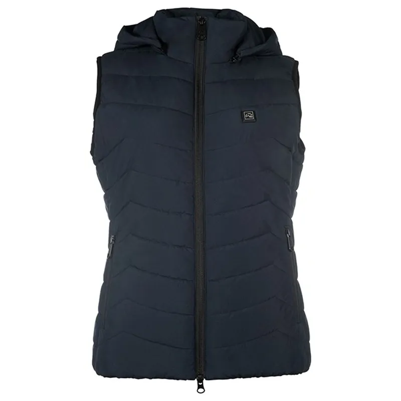 HKM High Temperature Womens Heated Vest - Deep Blue-3