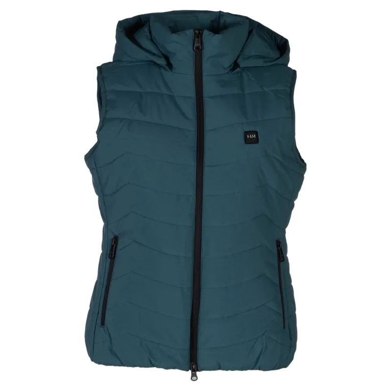 HKM High Temperature Women's Heated Vest - Petrol-1