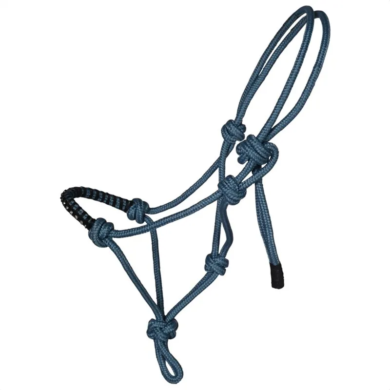 HKM Hobby Horse Rope Halter - Turquoise