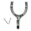 HKM Horseshoe Coat Hook - Silver Chrome