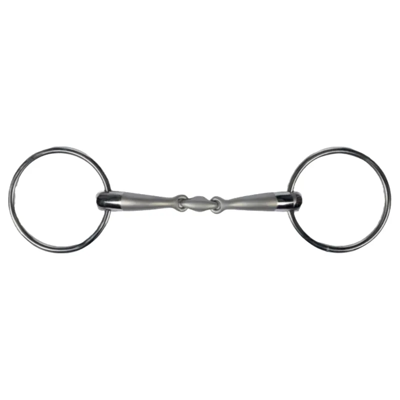 HKM Soft Touch Loose Ring Lozenge Snaffle Bit