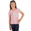 HKM Sparkle Horse Junior Girls T-Shirt - Old Rose