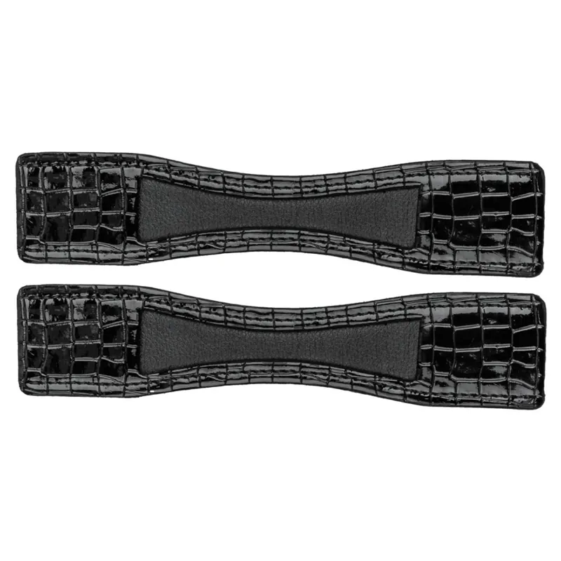 Waldhausen Leather Spur Protectors - Patent Croco