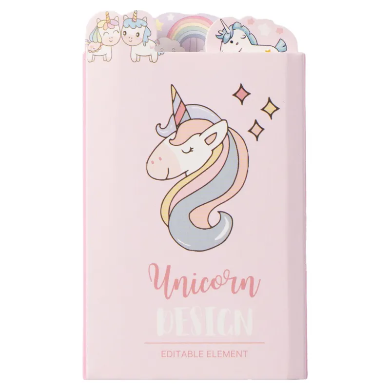 HKM Unicorn Sticky Notes-Editable