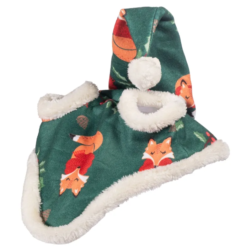 HKM Christmas Fly Bonnet Deep Green