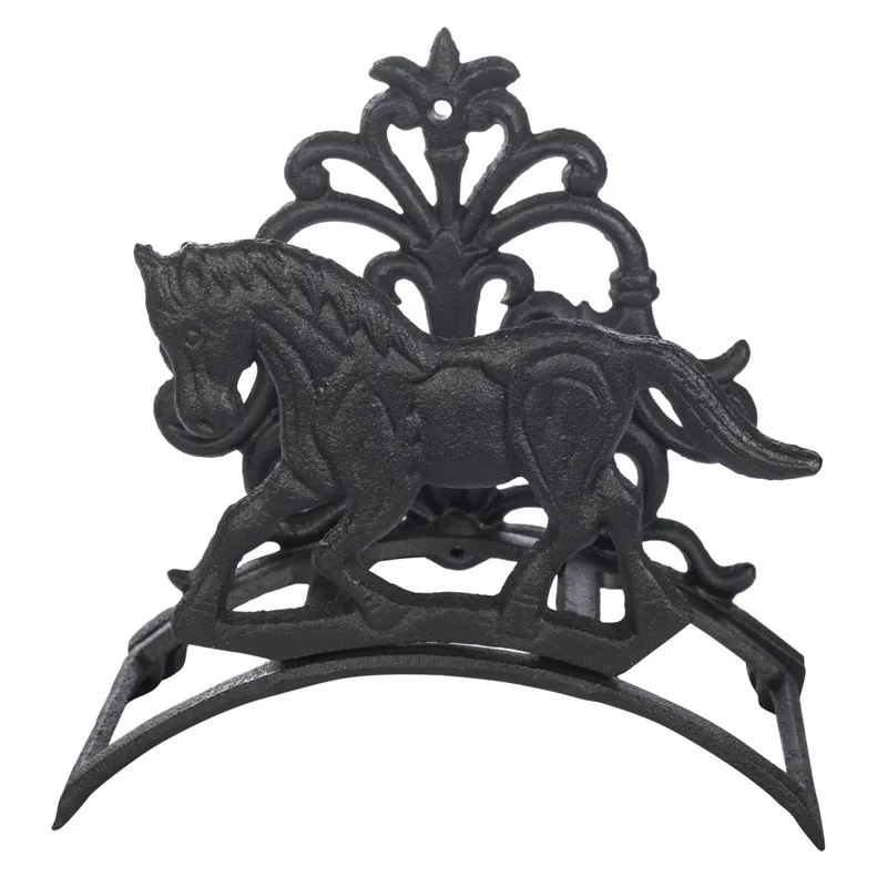 HKM Cast Iron Hose Rack - Horse