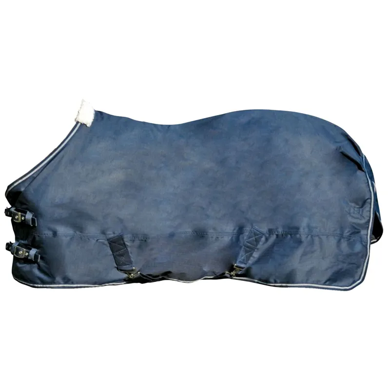 HKM Polar Fleece 600D Lightweight Foal Turnout Blanket Deep Blue-2