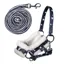 HKM Hobby Horse Halter and Lead Rope - Navy Stars