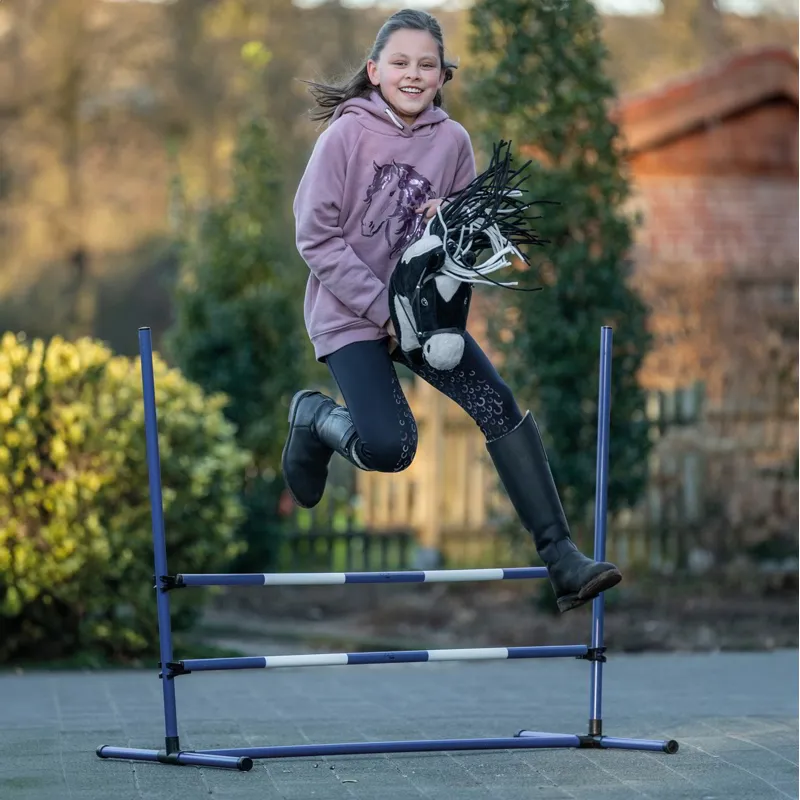 HKM Hobby Horsing Jumping Set - Blue-2