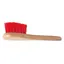 Harlequin Wooden Bucket Brush - Red