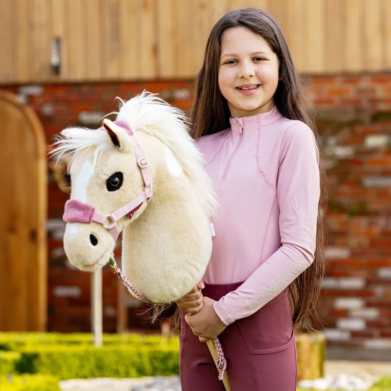 LeMieux Hobby Horse Vogue Halter and Lead Rope Set - Blossom-1