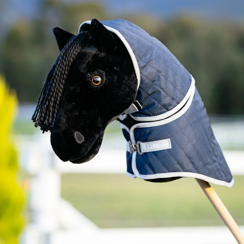 LeMieux Hobby Horse Stable Blanket - Navy-1
