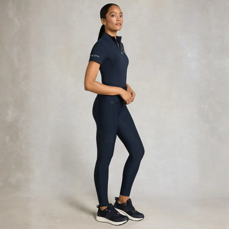 Holland Cooper Chatsworth Pull On Women's Riding Tights - Ink Blue-8