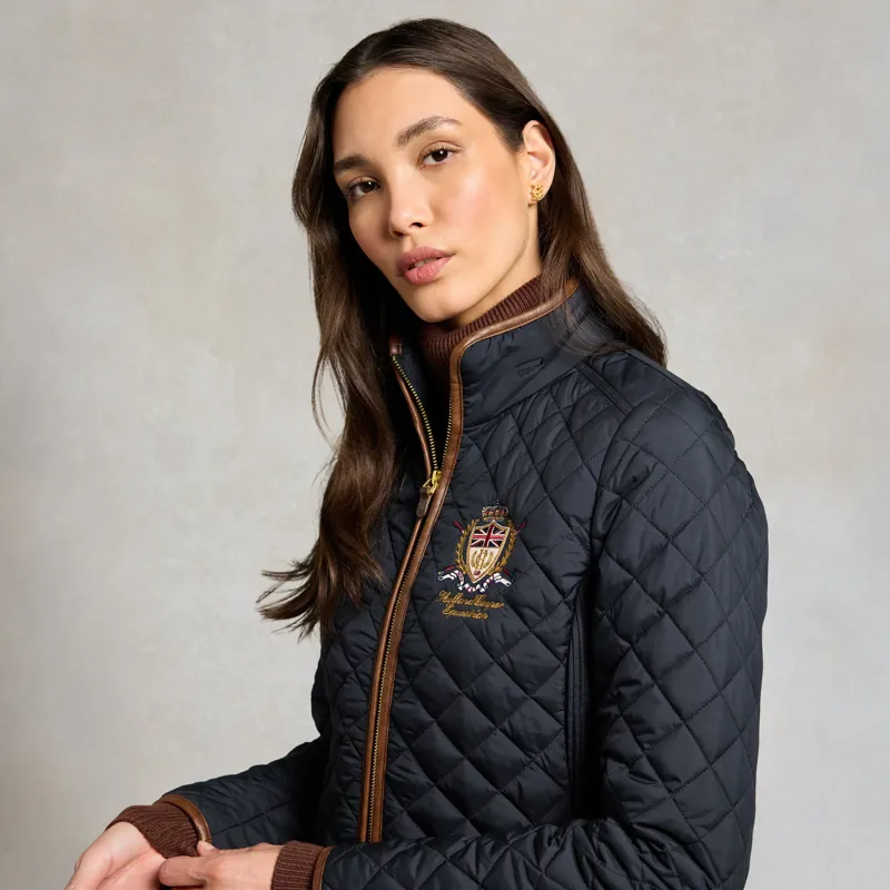 Holland Cooper Boughton Women's Diamond Quilted Jacket - Ink Navy-5