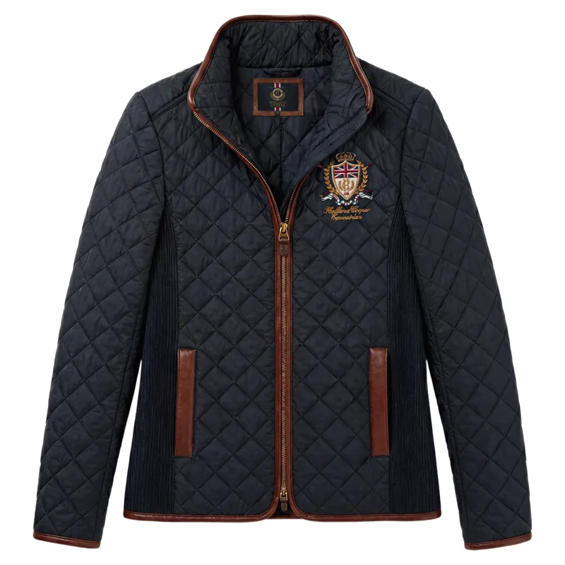 Holland Cooper Boughton Women's Diamond Quilted Jacket - Ink Navy-1