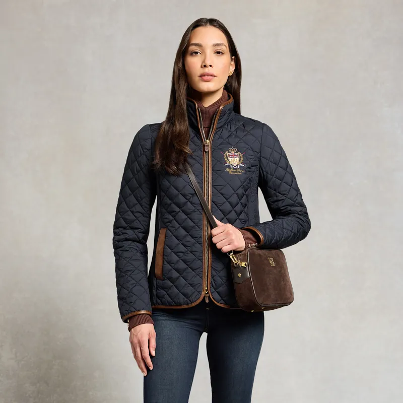 Holland Cooper Boughton Women's Diamond Quilted Jacket - Ink Navy-3