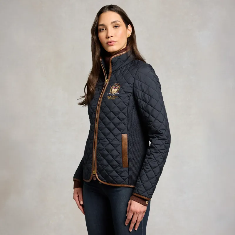 Holland Cooper Boughton Women's Diamond Quilted Jacket - Ink Navy-6