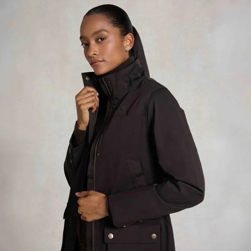 Holland Cooper Bramwell Womens Waterproof Coat - Bournville-5