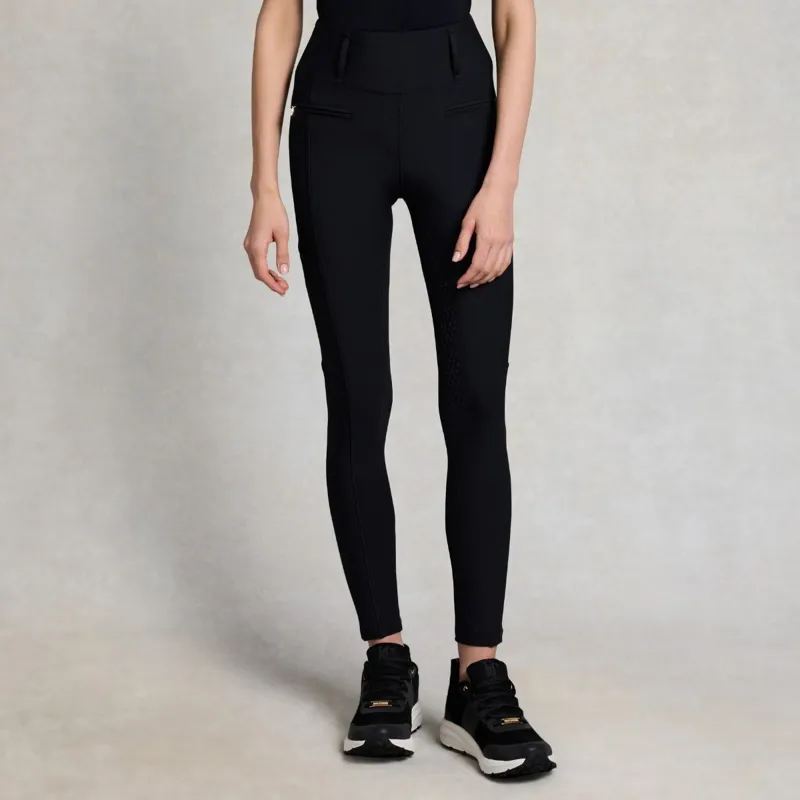 Holland Cooper Chatsworth Pull On Women's Riding Tights - Black