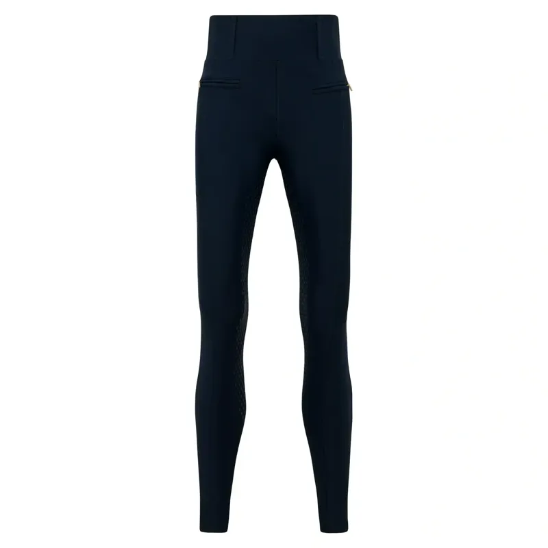 Holland Cooper Chatsworth Pull On Women's Riding Tights - Ink Blue-9
