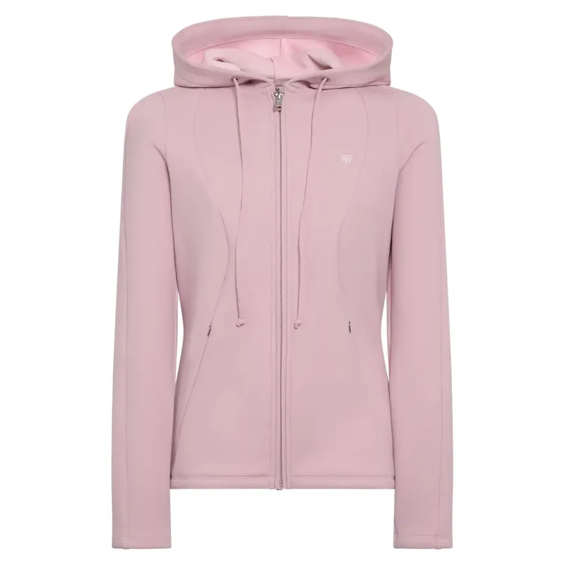 Holland Cooper Chiltern Women's Zip Hoodie - Dawn Pink-1