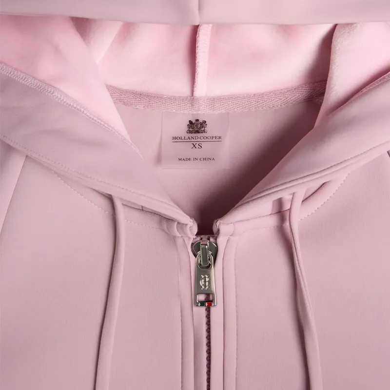 Holland Cooper Chiltern Women's Zip Hoodie - Dawn Pink-3