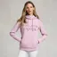 Holland Cooper Crystal Womens Hoodie - Dawn Pink