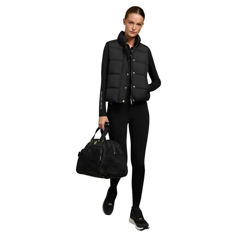 Holland Cooper Chiltern Long Sleeve Women's Polo Shirt - Black-5