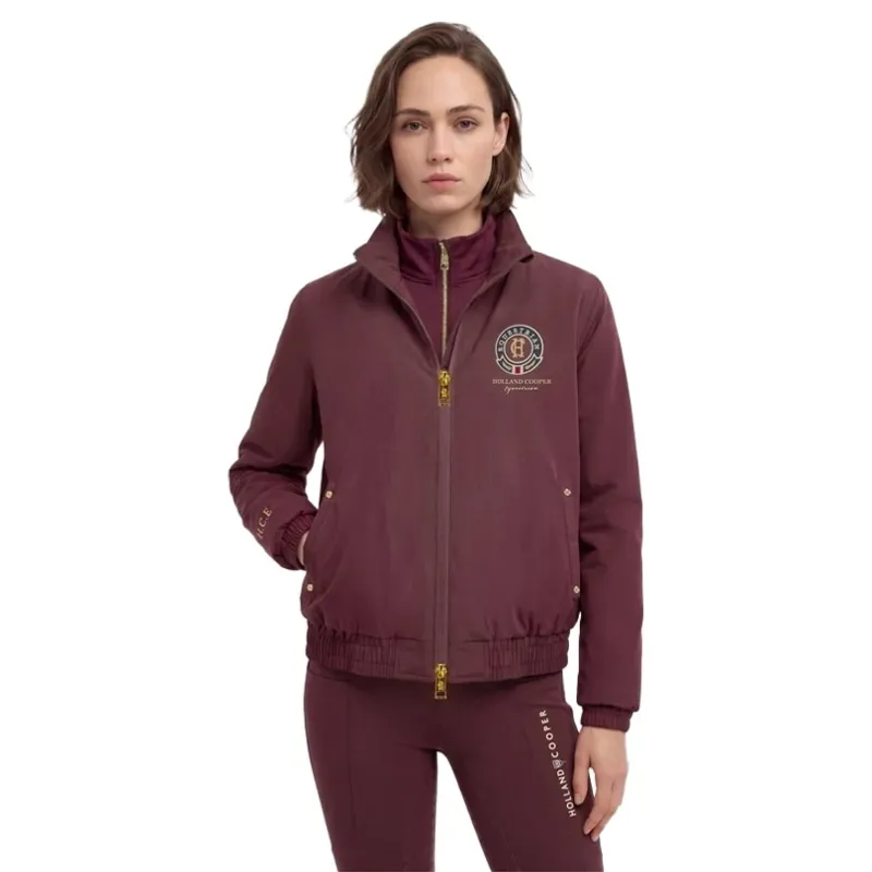Holland Cooper Chiltern Team Women's Waterproof Jacket - Mulberry-2