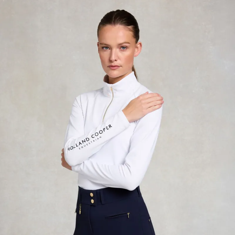 Holland Cooper Chiltern Women's Base Layer - White-3