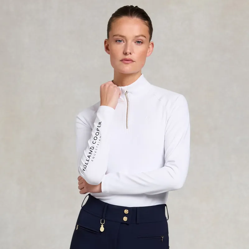 Holland Cooper Chiltern Women's Base Layer - White