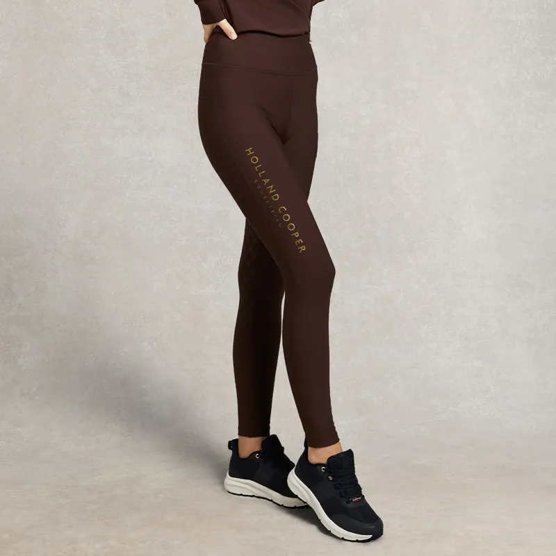 Holland Cooper Chiltern Women's Riding Tights - Walnut