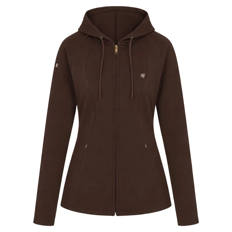 Holland Cooper Chiltern Womens Zip Hoodie - Walnut
