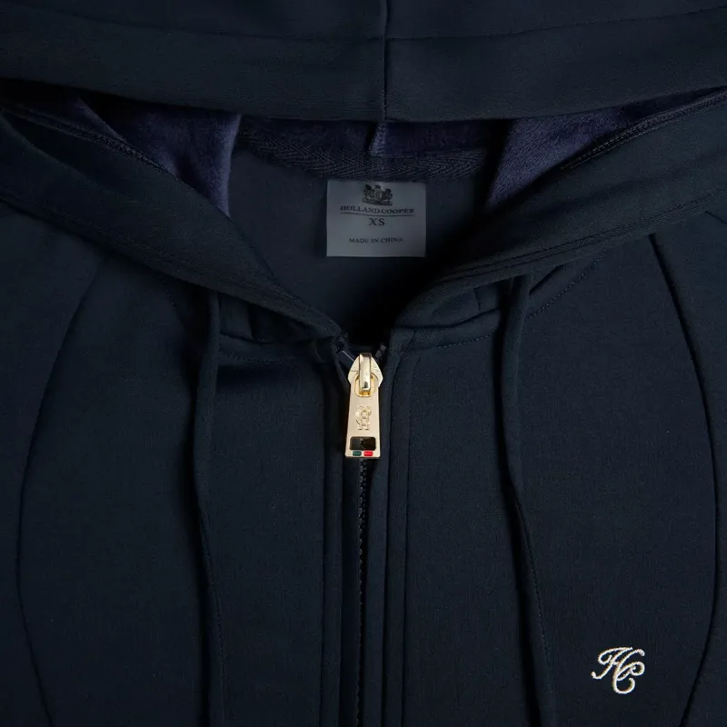 Holland Cooper Chiltern Women's Zip Training Top - Ink Navy-5