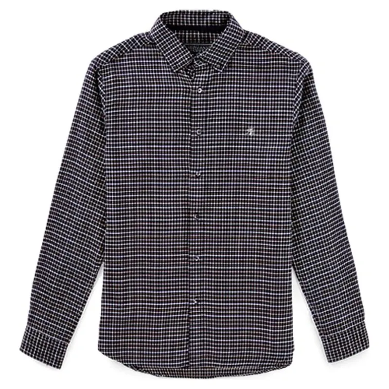 Holland Cooper Classic Men's Button Shirt - Cheltenham Check Navy-1