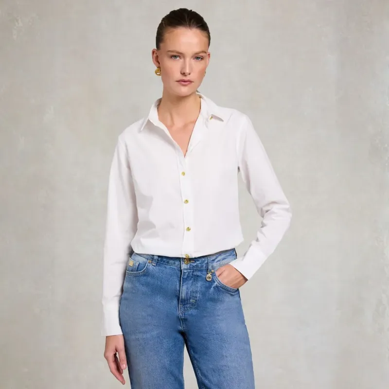 Holland Cooper Classic Women's Shirt - White-1