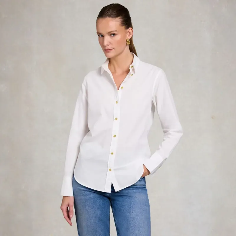 Holland Cooper Classic Women's Shirt - White-3