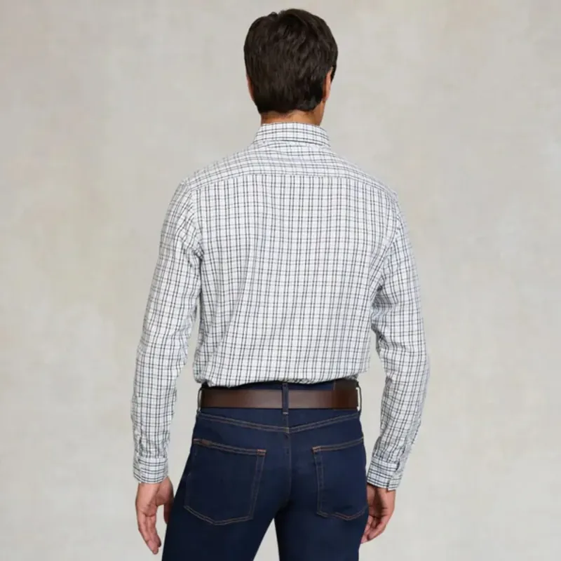 Holland Cooper Classic Men's Button Shirt - Cheltenham Check Blue-5