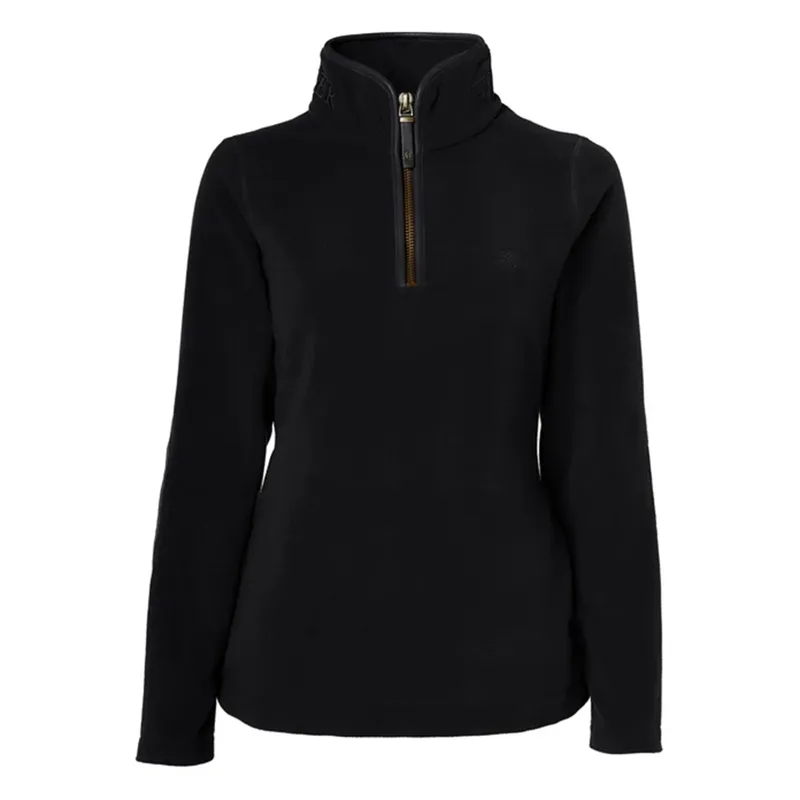 Holland Cooper Country Fleece Half Zip Women's Pullover - Black-4