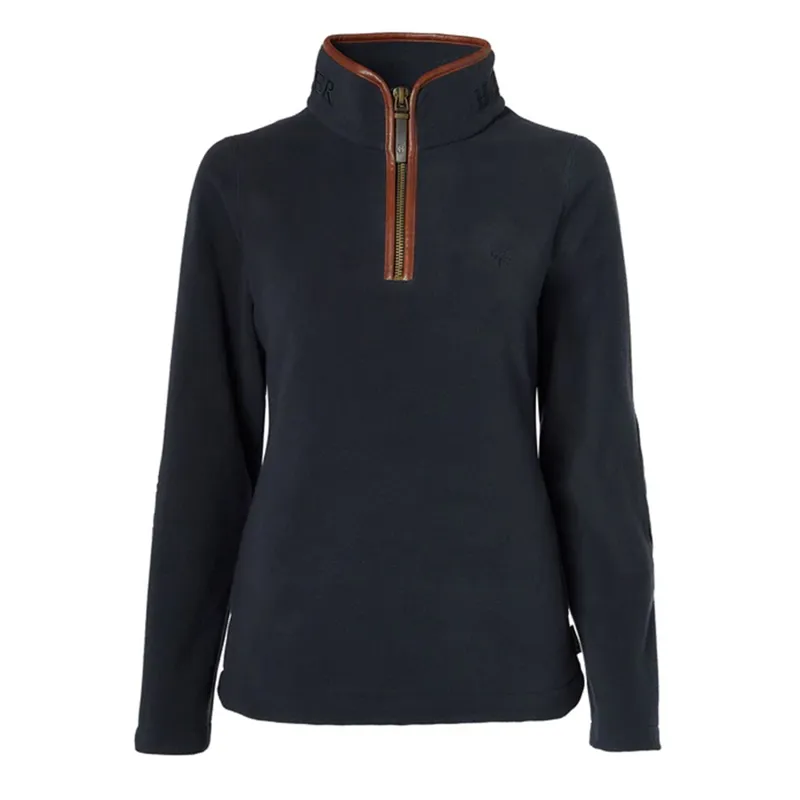 Holland Cooper Country Fleece Half Zip Ladies Sweater Ink Navy-2