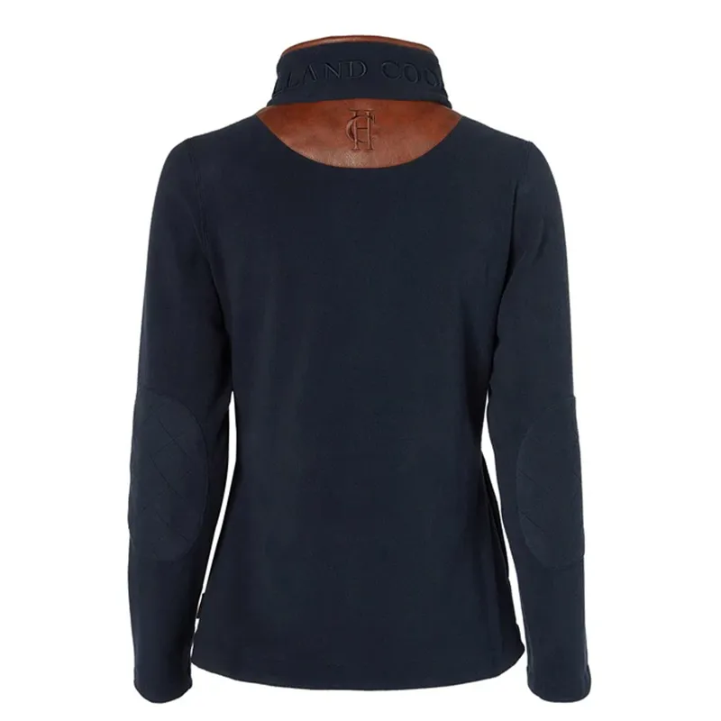 Holland Cooper Country Fleece Half Zip Ladies Sweater Ink Navy-5