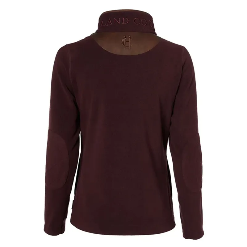 Holland Cooper Country Fleece Half Zip Ladies Pullover - Mulberry-5