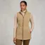 Holland Cooper Country Longline Fleece Womens Vest - Sand