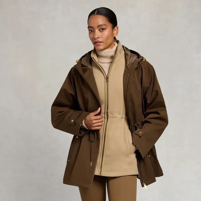 Holland Cooper Country Longline Fleece Womens Vest - Sand-3