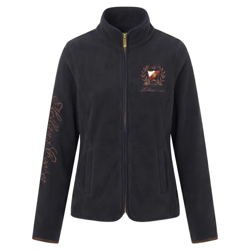Holland Cooper Cranborne Women's Fleece Jacket - Ink Navy-2
