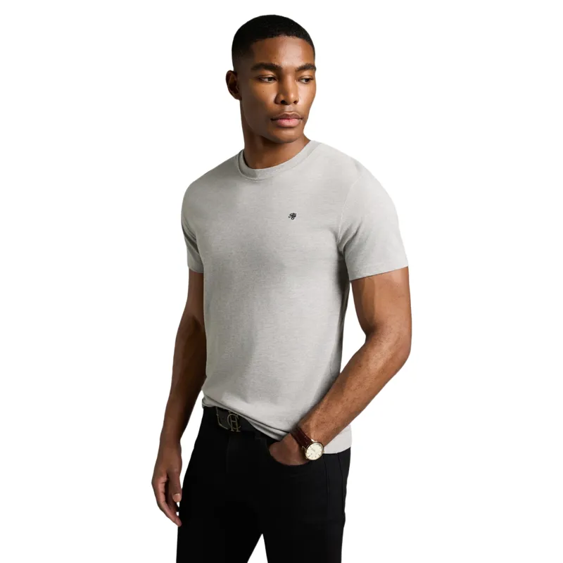 Holland Cooper Crew Neck Mens T-Shirt - Grey Marl-2
